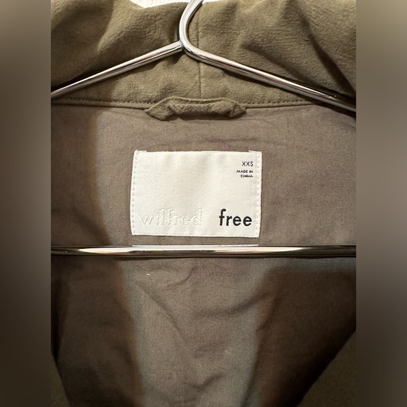 ARITZIA WILFRED FREE Ruby Utility Polyester Filled Olive Green Jacket EUC - Picture 6 of 10